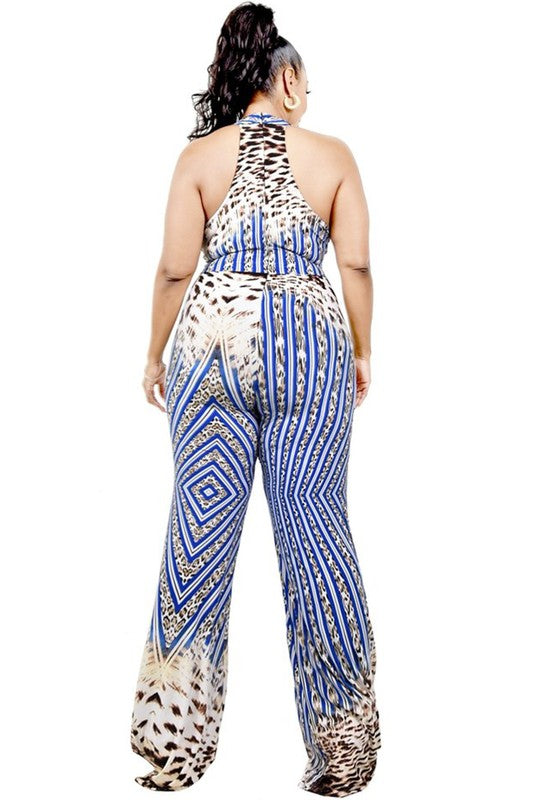 Animal Print Jumpsuit