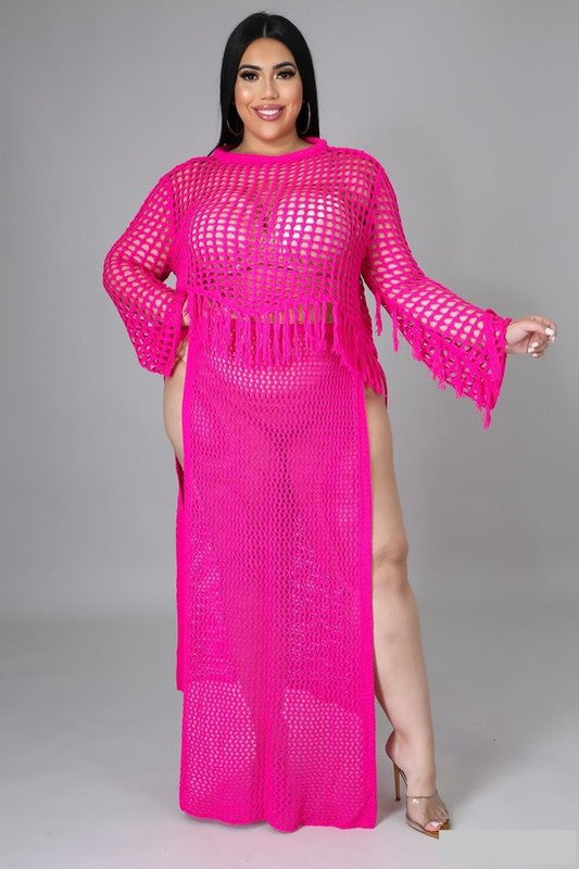 Pretty In Pink Swim Cover Up