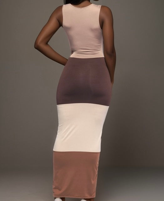FIFTY SHADES OF BROWN DRESS