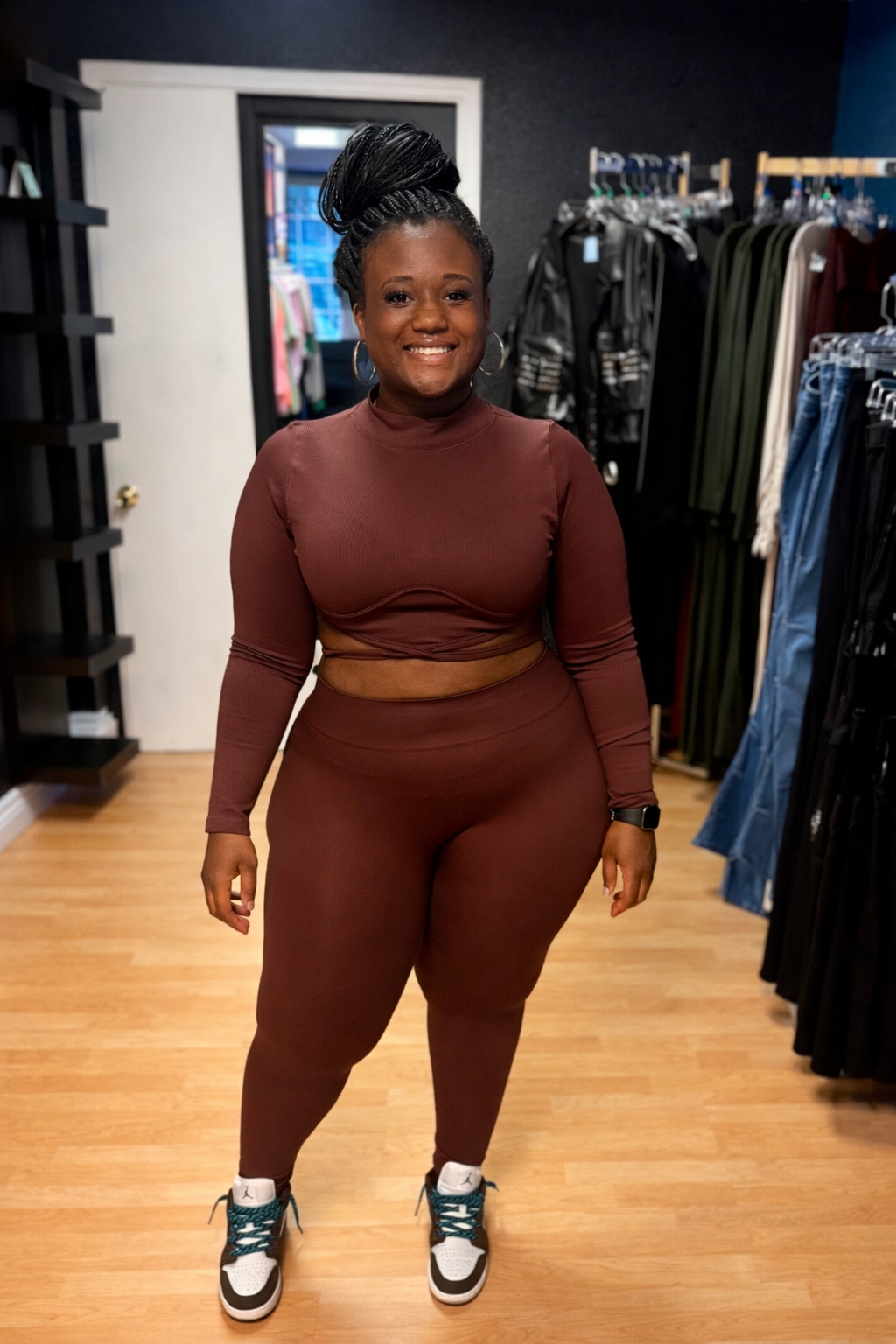 Baddie On The Go Set (Brown)