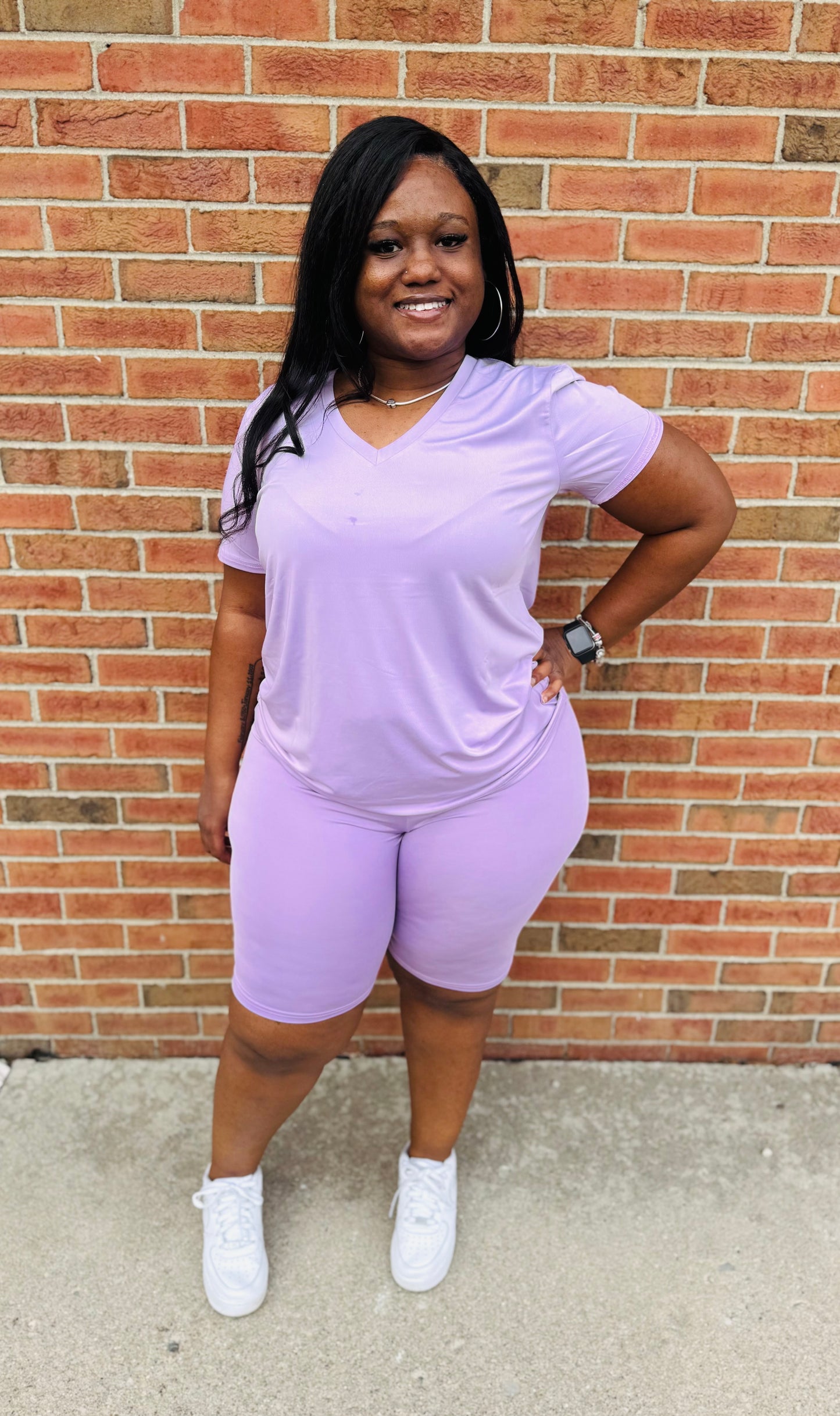 Lavender Biker Set