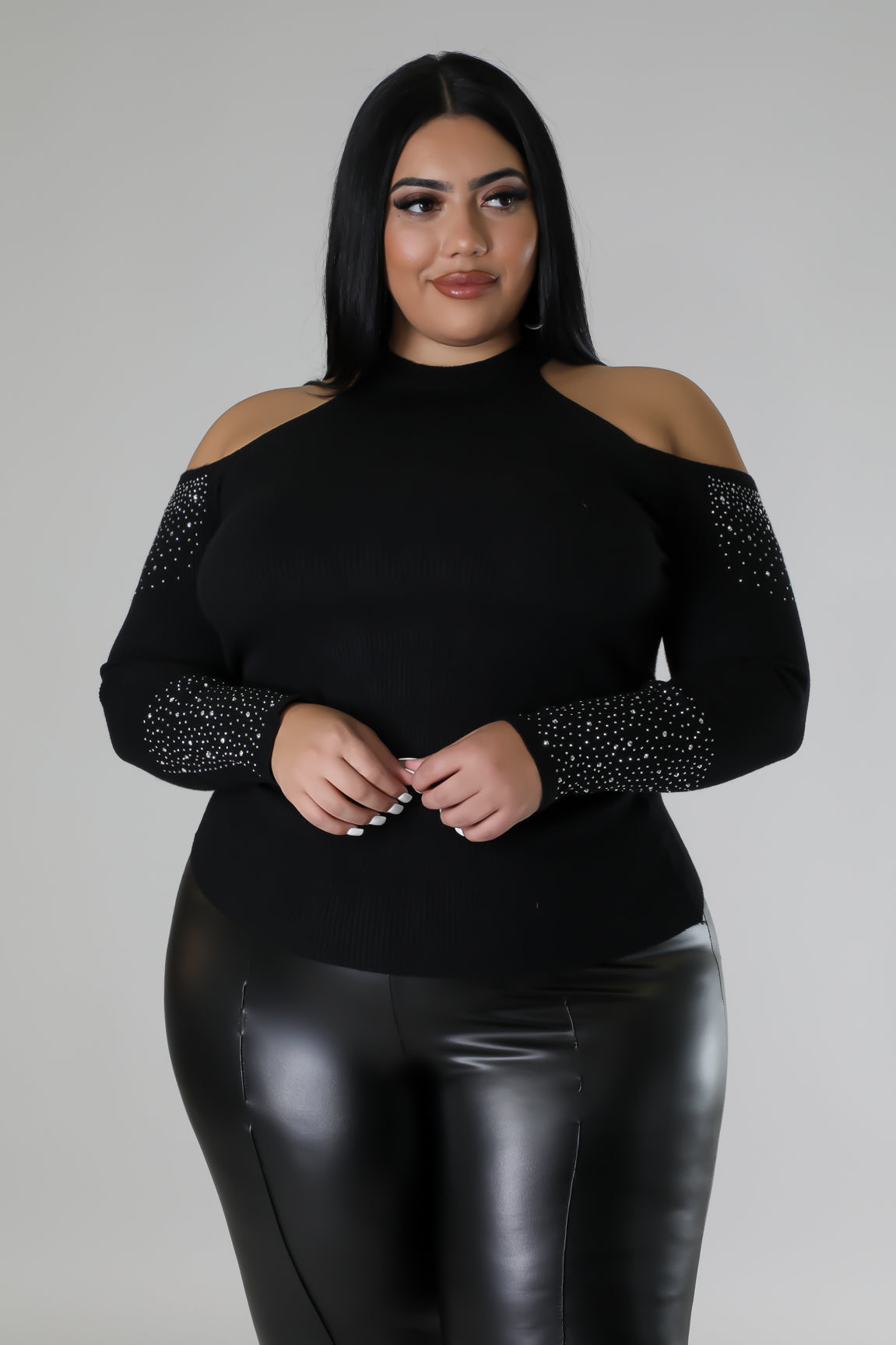 Cold Shoulder Sweater