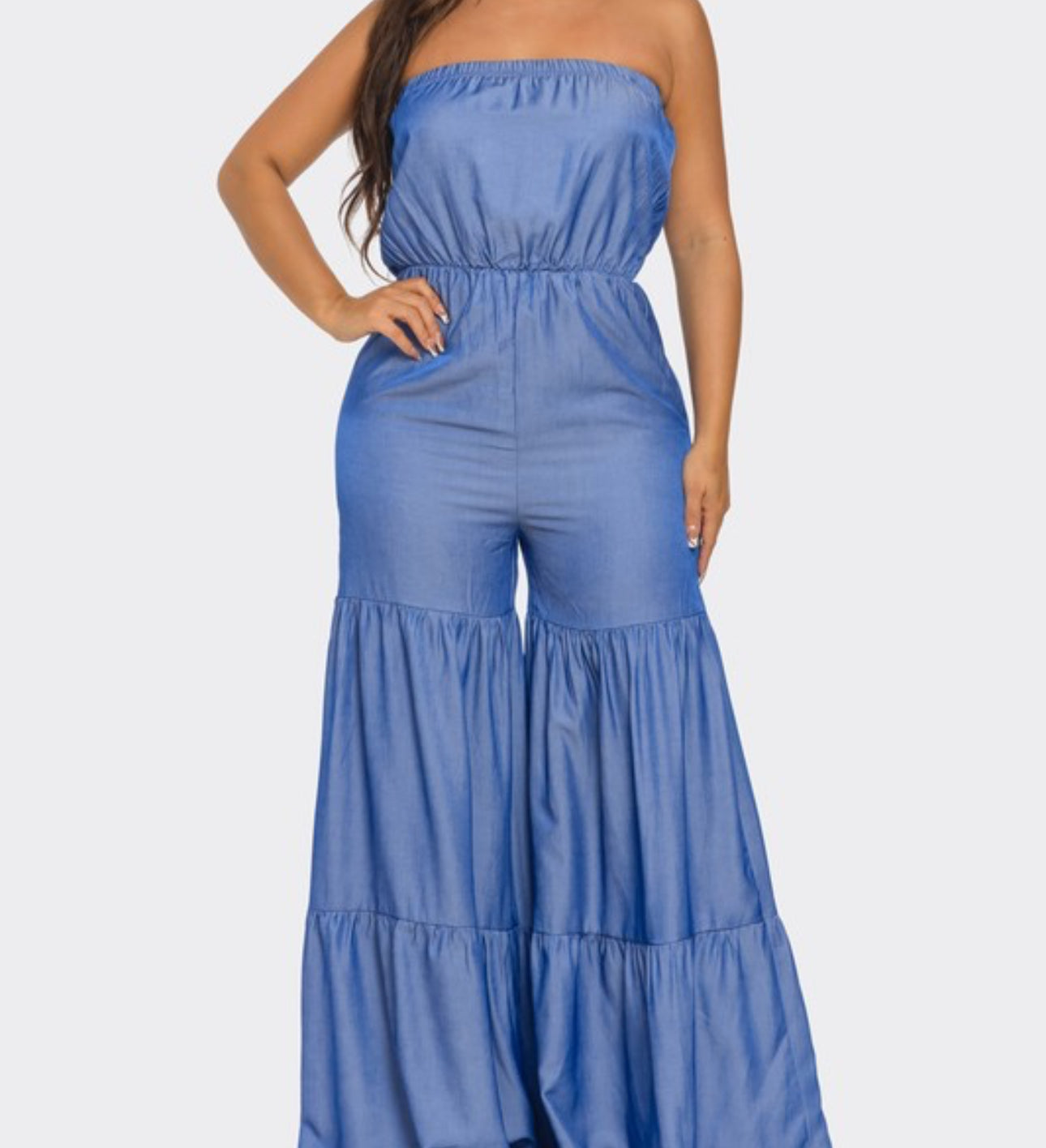 DENIM JUMPSUIT