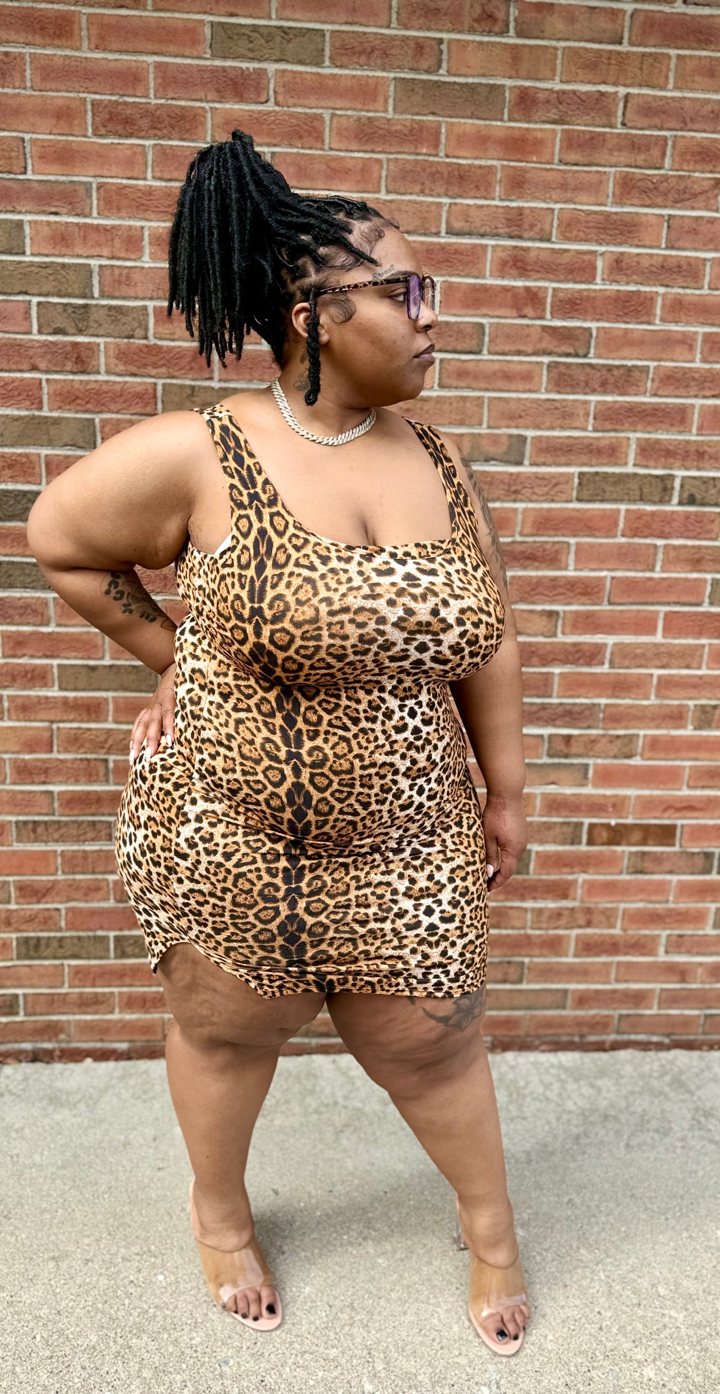 LEOPARD PRINTS DRESS