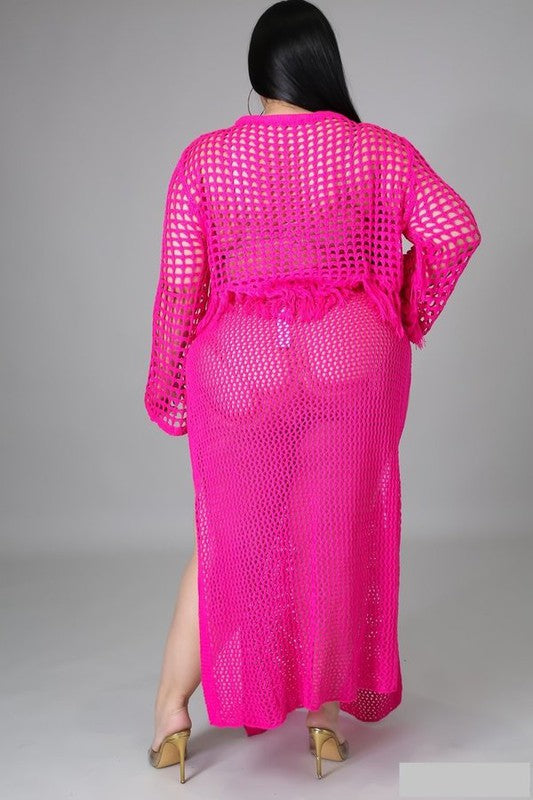 Pretty In Pink Swim Cover Up