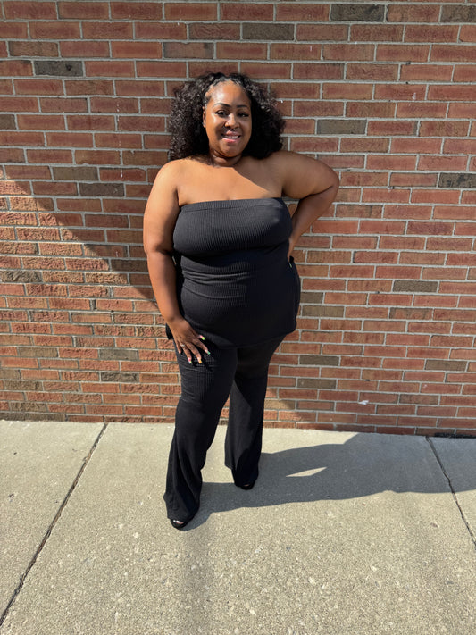 Ribbed Black Set