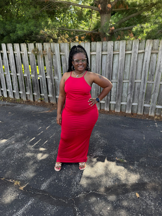 Red Maxi Dress