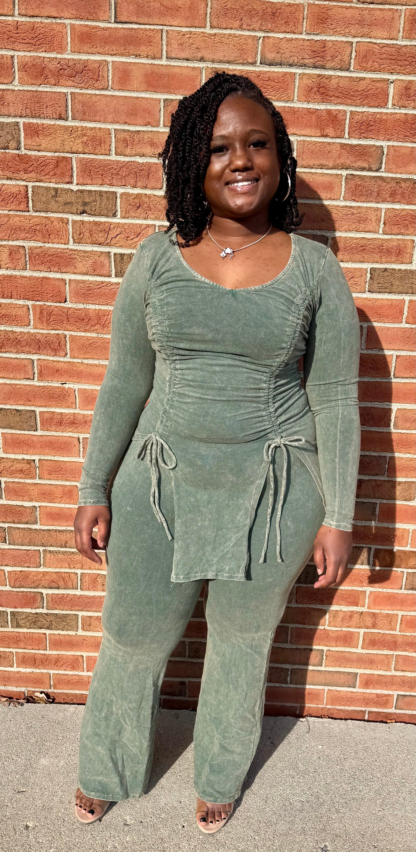 Olive Mineral Washed Set