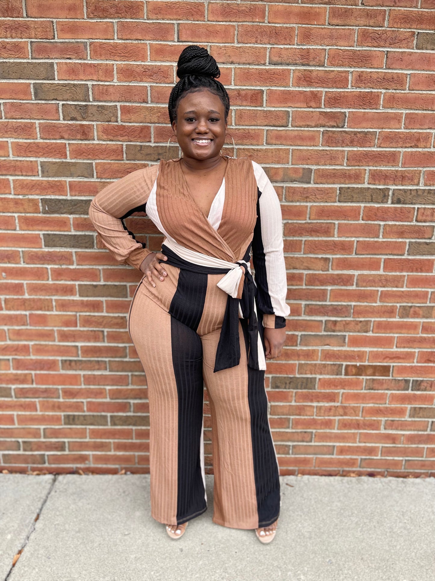 Shades Of Brown Jumpsuit